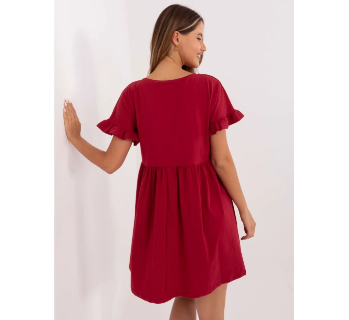 Šaty RV SK 5576.04 tmavě červená