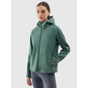 Dámská větruodolná bunda softshell membrána 5000 4F - zelená