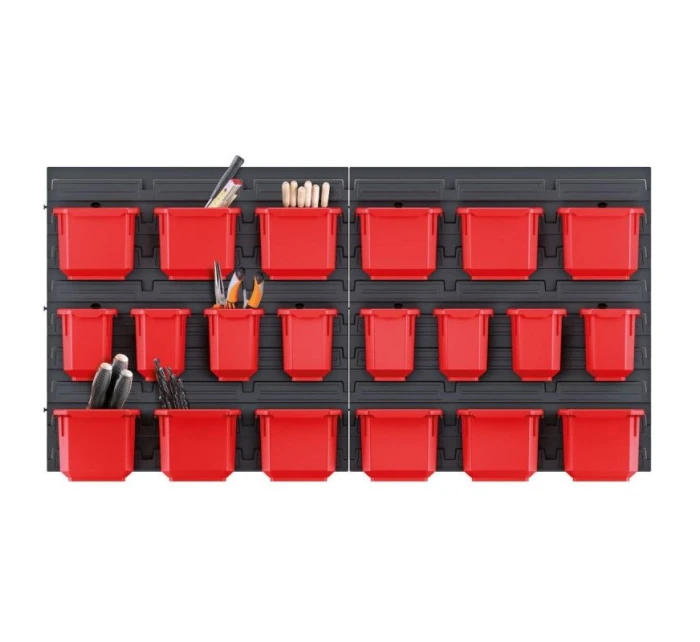 PRACOVNÍ STŮL SE SADOU 20 KONTEJNERŮ ORDERLINE KISTENBERG