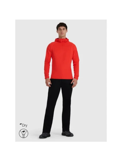 Pánská rychleschnoucí trekingová mikina model 21816717 - 4F Pánská rychleschnoucí trekingová mikina model 21816717 - 4F