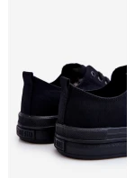 Nízké šněrovací tenisky Big Star LL274967 Černé Nízké šněrovací tenisky Big Star LL274967 Černé