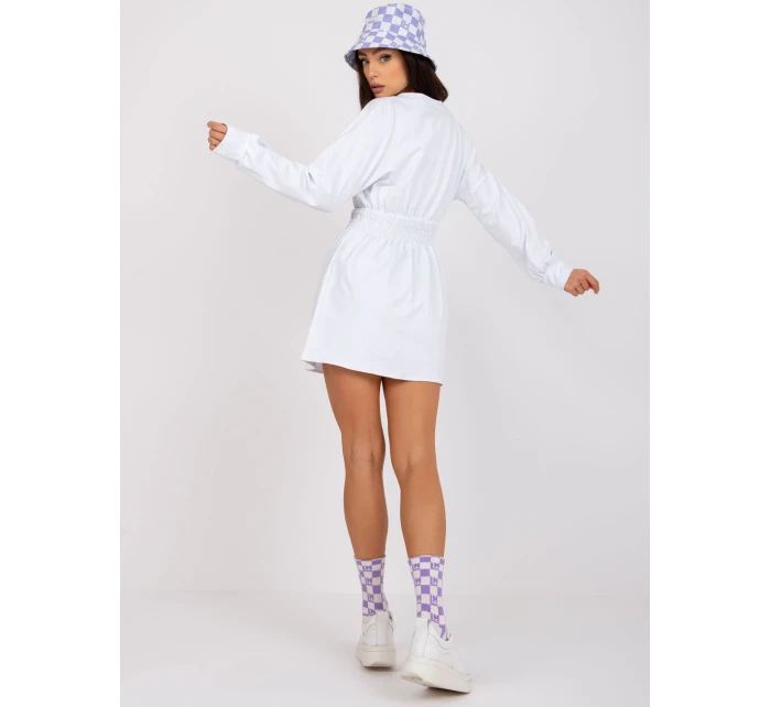 Sukienka DHJ SK model 20961807 biały - FPrice Sukienka DHJ SK model 20961807 biały - FPrice