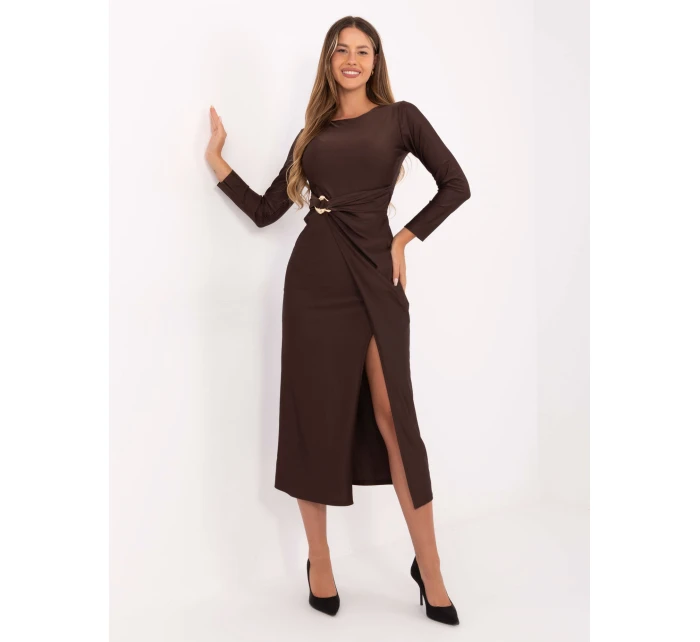 Sukienka IT SK model 21314489 ciemny brązowy - FPrice
