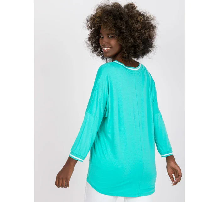 Halenka RV BZ 7805.66P tyrkysová