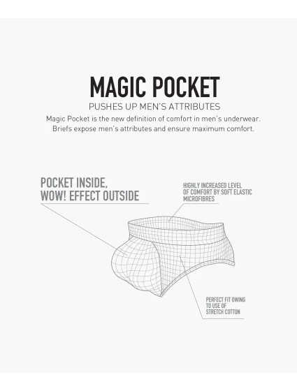 Slipy męskie Magic Pocket Slipy męskie Magic Pocket
