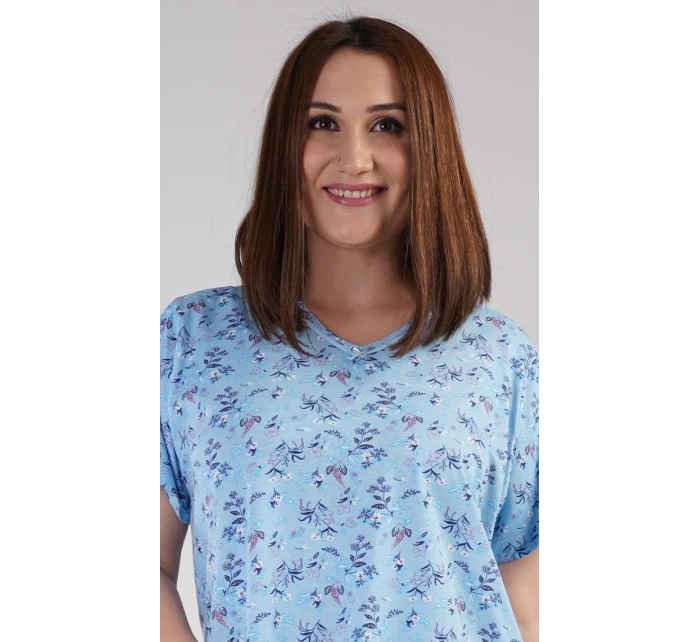 Dámská noční košile s krátkým rukávem model 18906292 - Vienetta