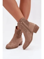 Boty na podpatku  model 224706 Step in style