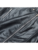 Černá bunda ramoneska se stojáčkem model 17125261 - S'WEST