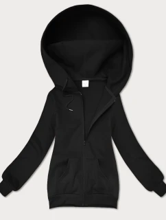 Černá dámská rozepínací mikina s kapucí S'West (B-12#)