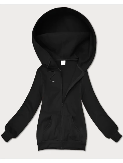 Černá dámská rozepínací mikina s kapucí S'West (B-12#)