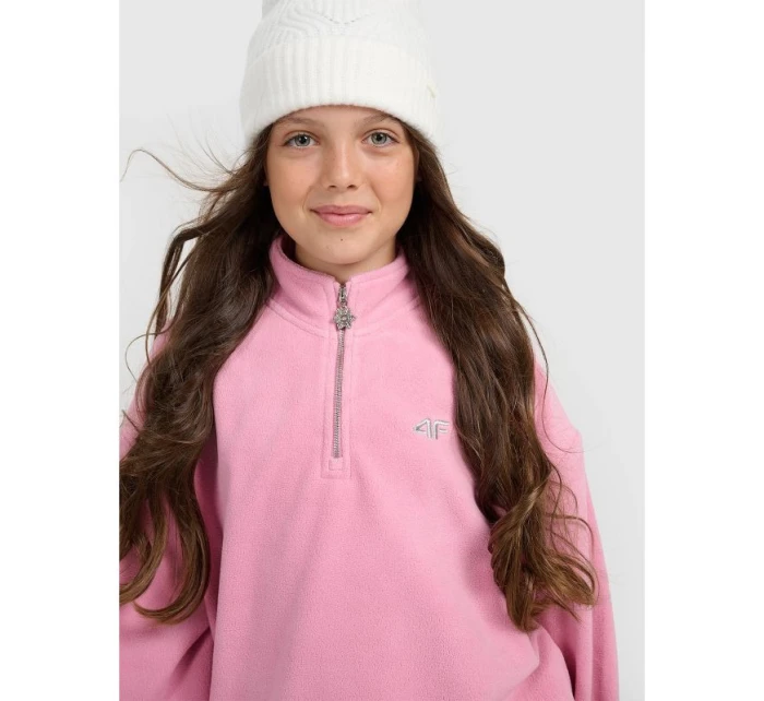 Oversize fleece se stojáčkem dívky model 21870648 - 4F