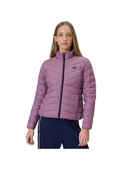 Dámská bunda 4F F0855 fialová 4FWSS26TDJAF0855 51S