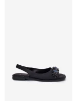 Dámské Ploché Sandály S Černé model 21698325 - S.Barski