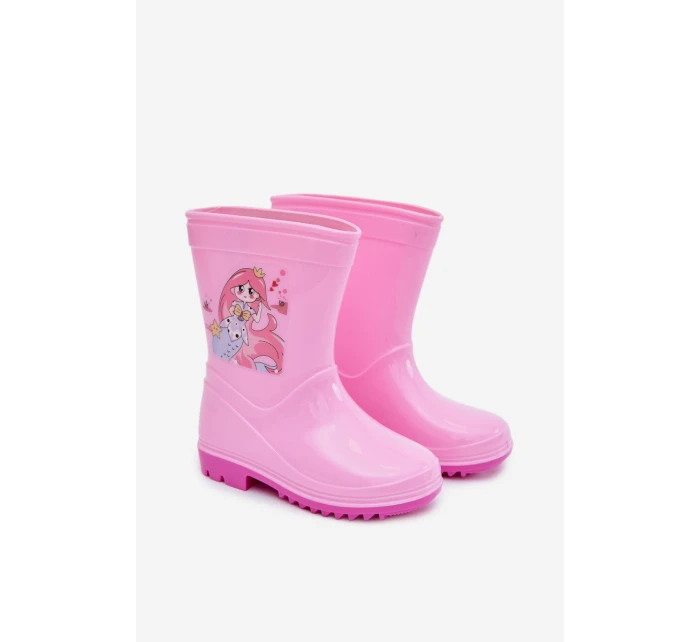 Dětské holínky růžové model 21794006 - Boto Dětské holínky růžové model 21794006 - Boto