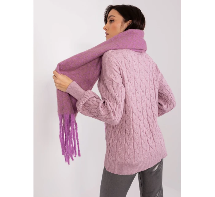 Szalik AT SZ model 19040919 fioletowy - FPrice Szalik AT SZ model 19040919 fioletowy - FPrice