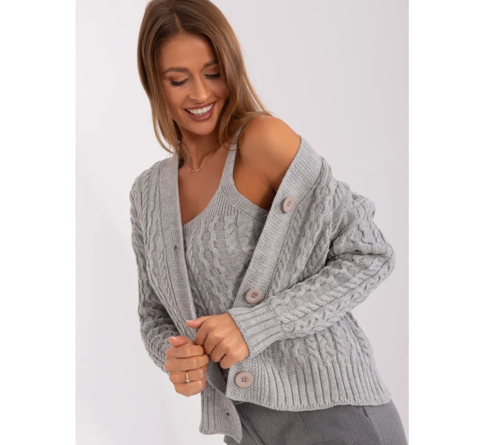 Komplet BA KMPL model 18985205 szary - FPrice