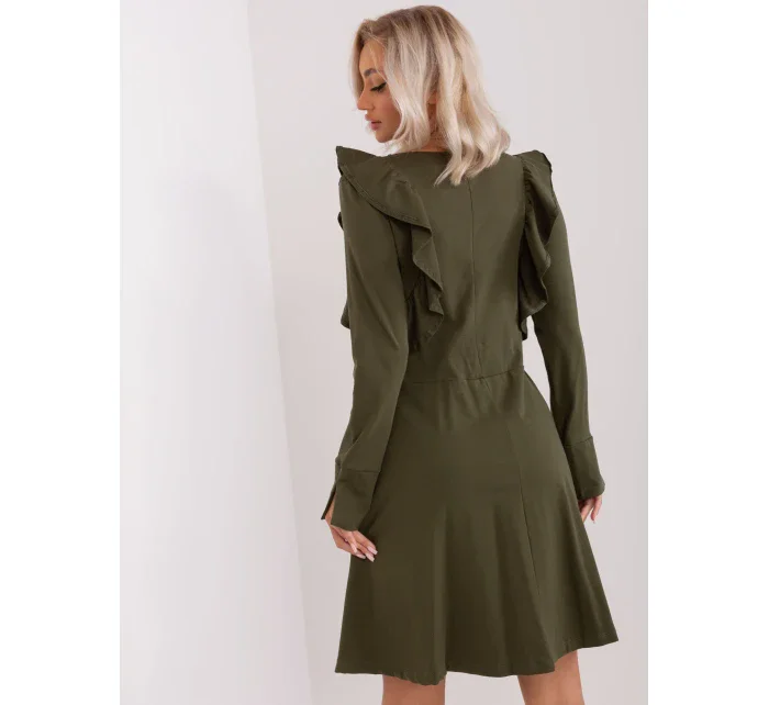 EM SK HW 20 395 šaty.34P khaki EM SK HW 20 395 šaty.34P khaki