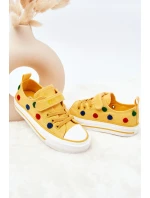Children's Sneakers With Velcro BIG STAR JJ374056 Yellow Children's Sneakers With Velcro BIG STAR JJ374056 Yellow