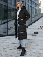 Dámská dlouhá zimní bunda černá model 21991775 - Dstreet Dámská dlouhá zimní bunda černá model 21991775 - Dstreet