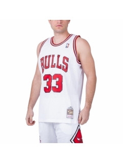 Mitchell & Ness Chicago Bulls NBA Home Swingman Jersey Bulls 97-98 Scottie Pippen M SMJYAC18054-CBUWHIT97SPI pánské