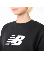 Mikina New Balance Sport Fleece Logo Crew Bk W WT43526BK