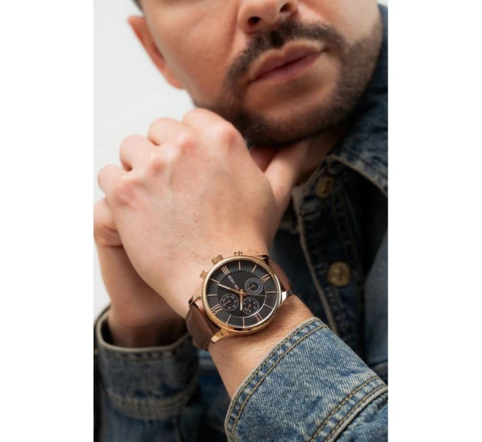 Pánské hodinky PAUL LORENS PL11652A6-1B1 + BOX