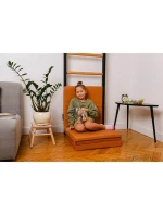 SKLÁDACÍ GYMNASTICKÁ MATRACE HNĚDÁ 180CM BENCHK SKLÁDACÍ GYMNASTICKÁ MATRACE HNĚDÁ 180CM BENCHK