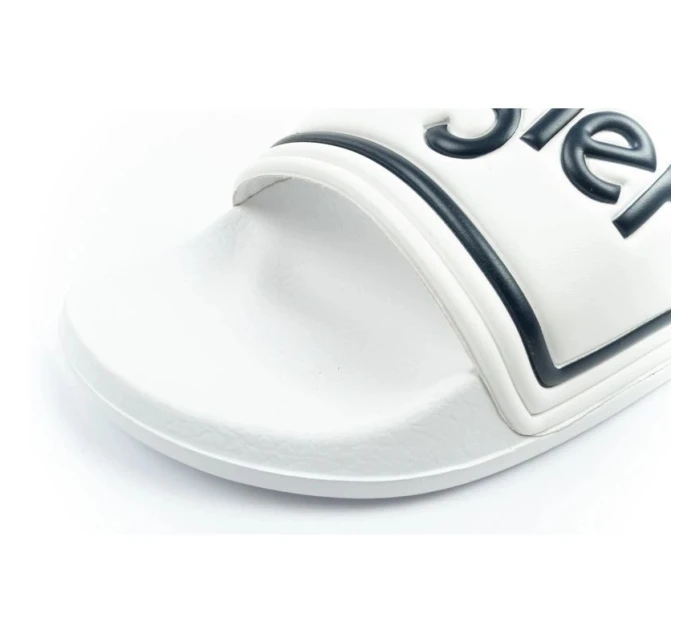 Pánské pohodlné sportovní žabky Wrangler Averell Slider white Pánské pohodlné sportovní žabky Wrangler Averell Slider white