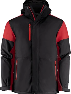 Printer Prime Padded Softshell Men Pánská zimní softshellová bunda 61.1071 black/red