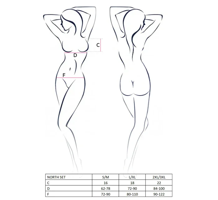 Passion North set barva:černá