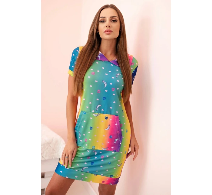 Dámské šaty na ramínkách s ozdobnými sponami béžová