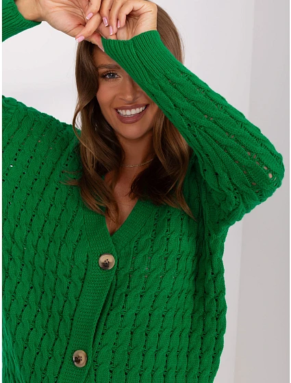 Sweter BA SW  zielony model 18985241 - FPrice