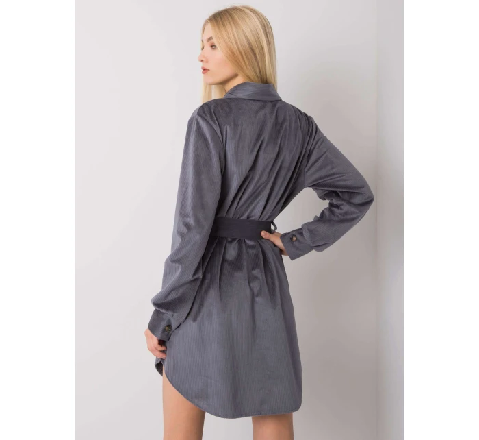 Šaty DHJ SK 10333.12P grafit