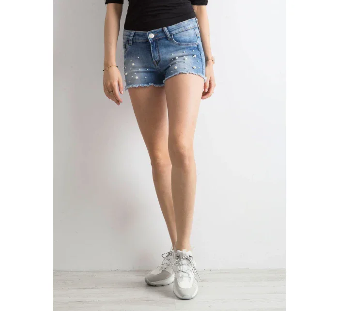 JMP SN S1618 šortky.16P modrá