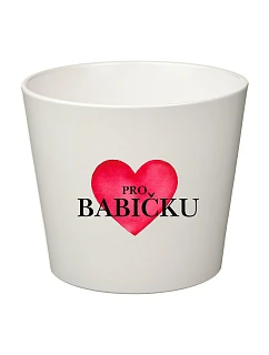 PRO BABIČKU - malý květináč