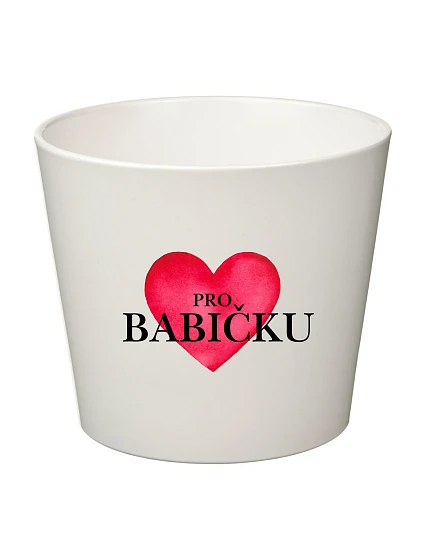 PRO BABIČKU - malý květináč PRO BABIČKU - malý květináč