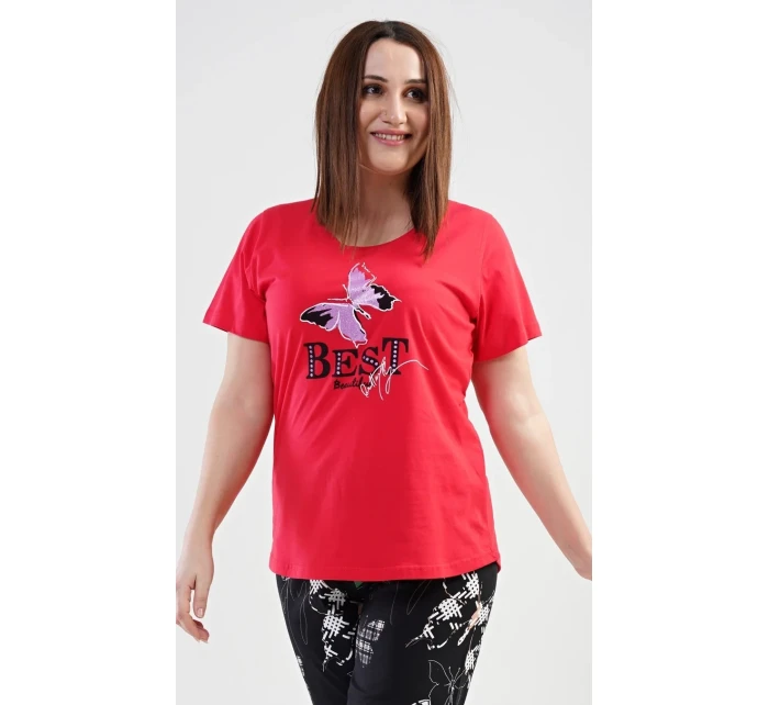 Dámské pyžamo kapri Lenka Dámské pyžamo kapri Lenka