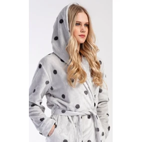Dámský župan krátký s kapucí Puntík