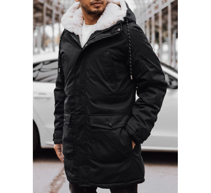 Pánská zimní bunda černá FashionStreet TX4588