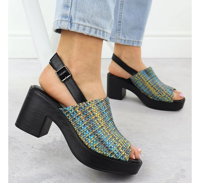 Dámské sandály na pletené tyči M.Daszynski MR23126-7