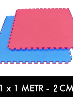 Cvičební podložka s certifikátem bezpečnosti - Puzzle 1x1m - Tatami 2 cm