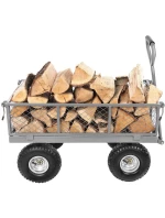 ZAHRADNÍ VOZÍK S PŘÍVĚSEM NA KOLEČKÁCH 270 KG