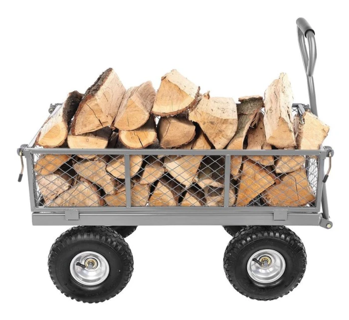 ZAHRADNÍ VOZÍK S PŘÍVĚSEM NA KOLEČKÁCH 270 KG