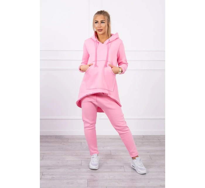 Sada sáčkových kalhot světle růžová