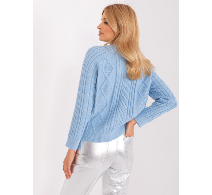 Sweter AT SW  jasny niebieski model 18955462 - FPrice