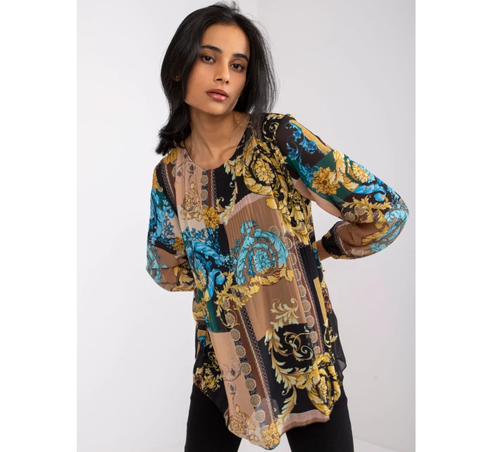 Halenka DHJ BZ 8643 3.65P černá a béžová