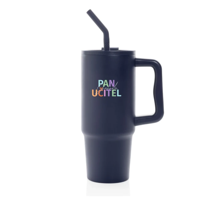 Personalizovaná termoska s barevným víčkem pro paní učitelku/pana učitele