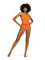 Dámské jednodílné plavky Fashion Sport model 19143777 oranžové - Self