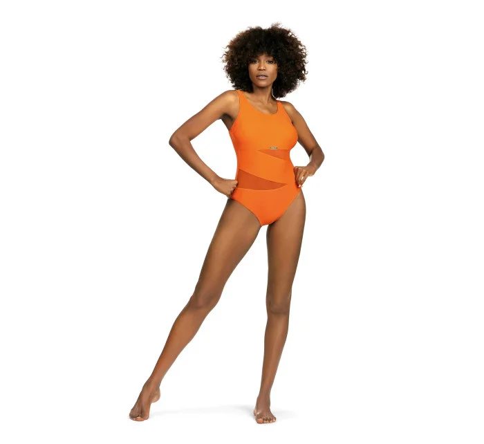 Dámské jednodílné plavky Fashion Sport model 19143777 oranžové - Self