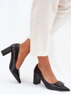 Dámské lodičky na klínku 55-A36 černé - Givana